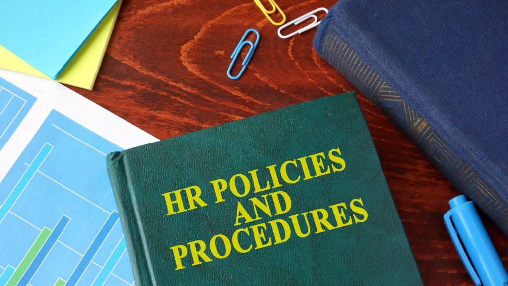 HR policies and procedures handbook for independent contractor management
