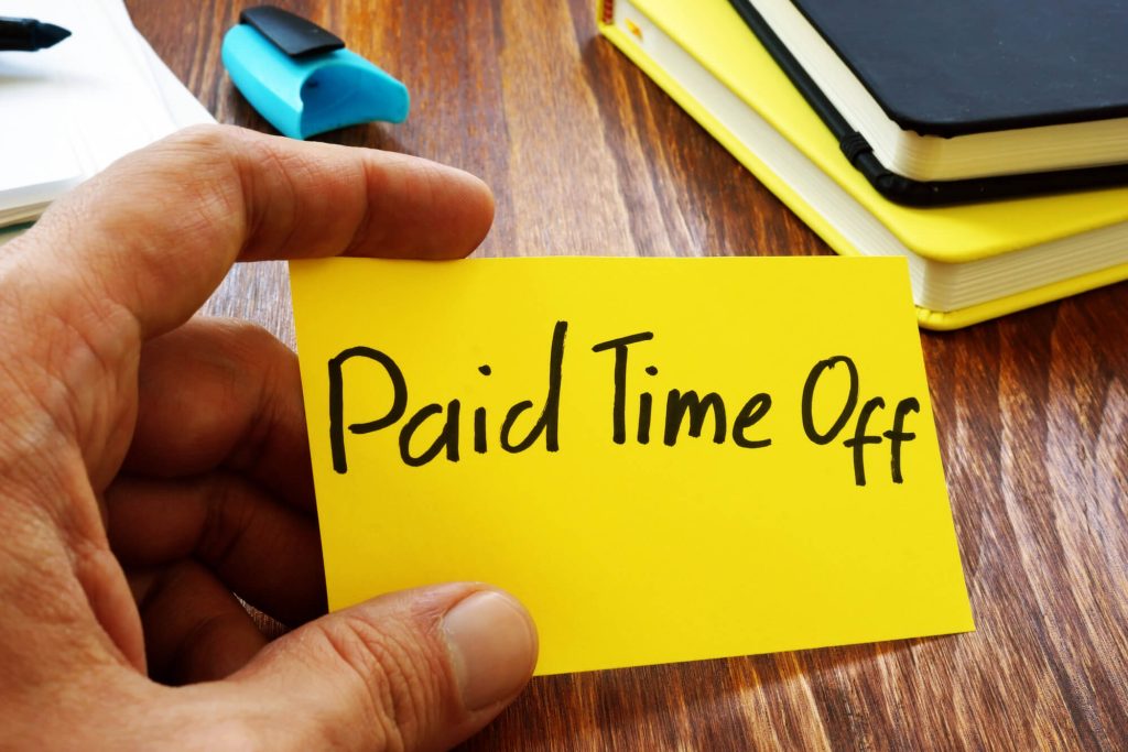 agent handling paid time off concerns as part of independent contractor compliance